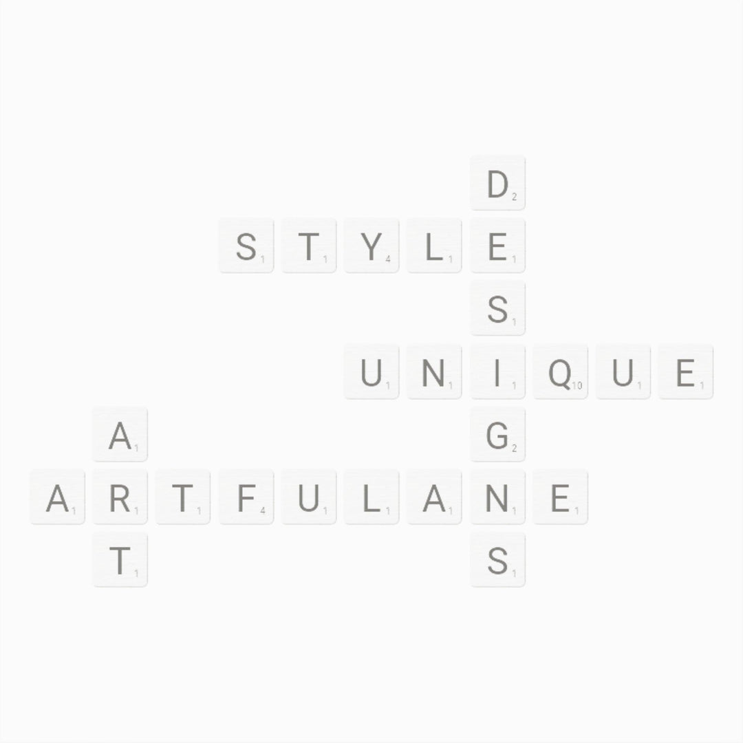 Designer Custom Word Tile Art - ARTFULANE