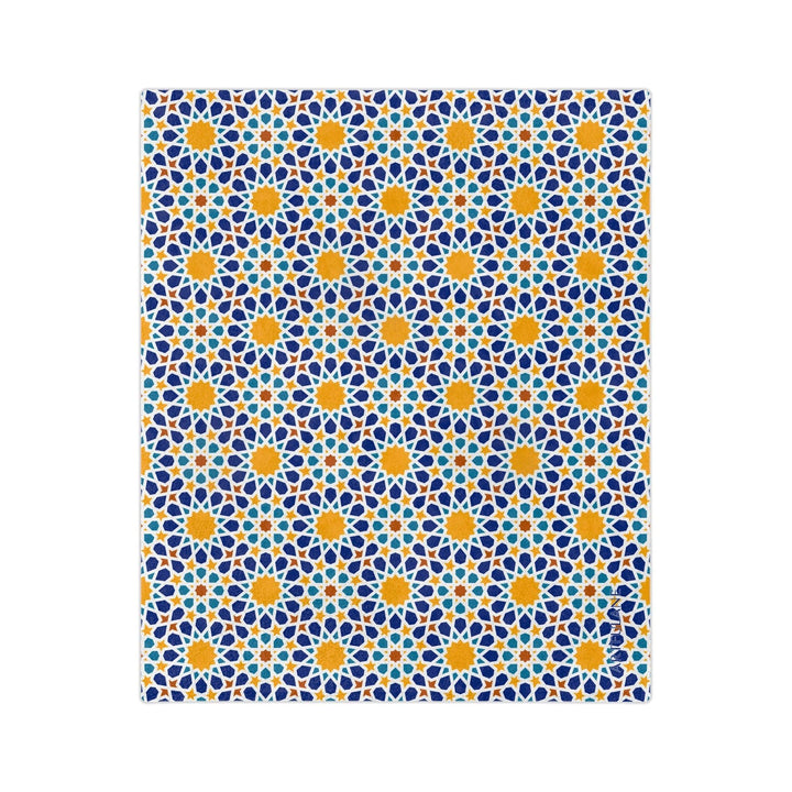 Geometric Moroccan Art Blanket - ARTFULANE