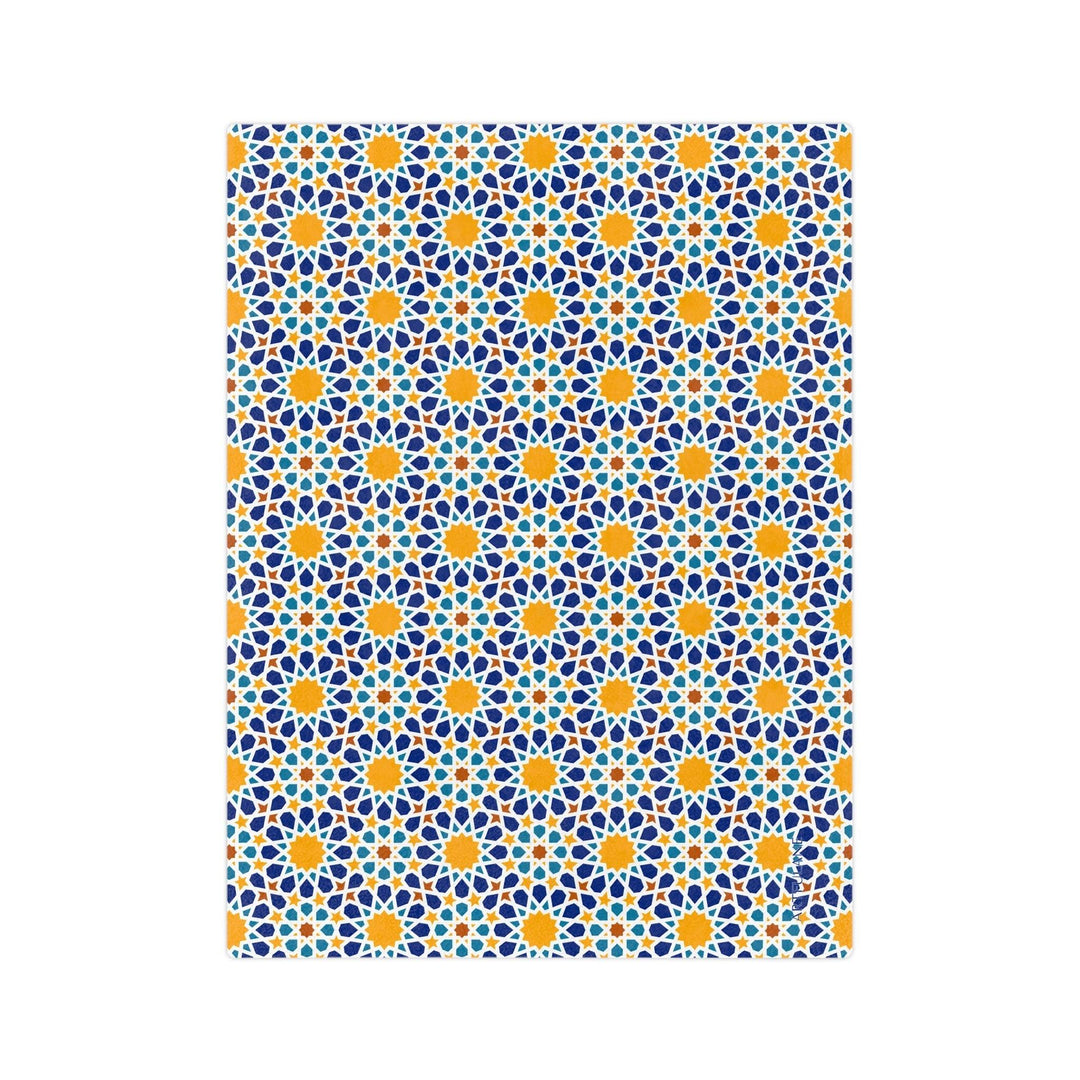 Geometric Moroccan Art Blanket - ARTFULANE