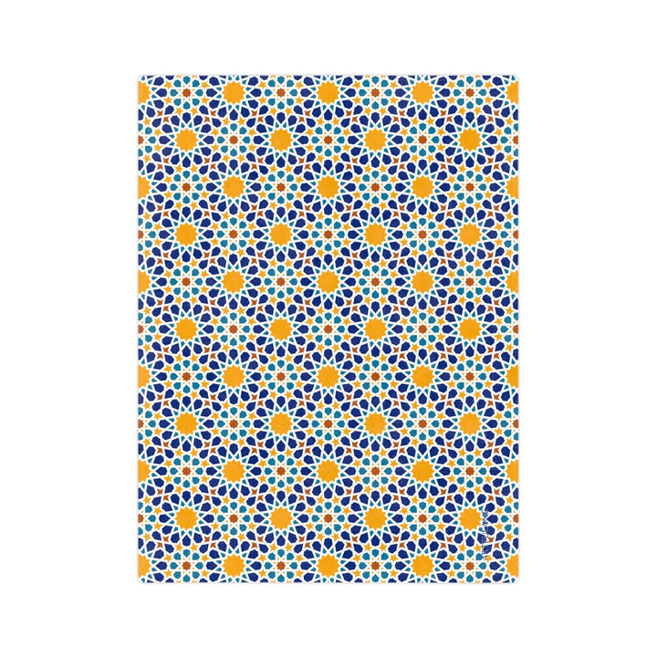 Geometric Moroccan Art Blanket - ARTFULANE