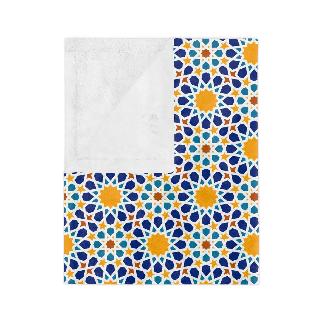 Geometric Moroccan Art Blanket - ARTFULANE