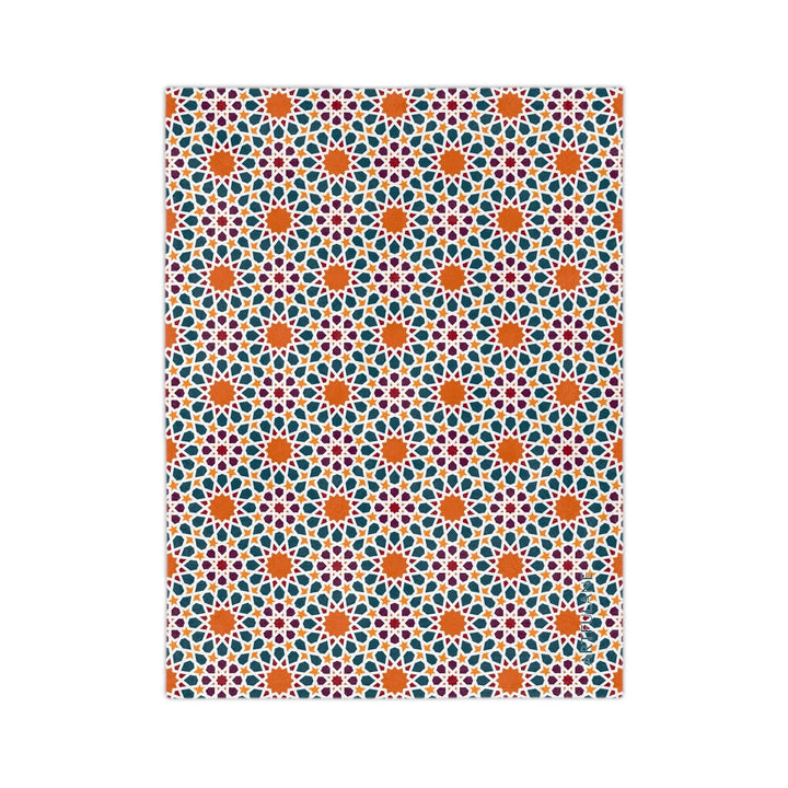 Geometric Moroccan Art Blanket - ARTFULANE