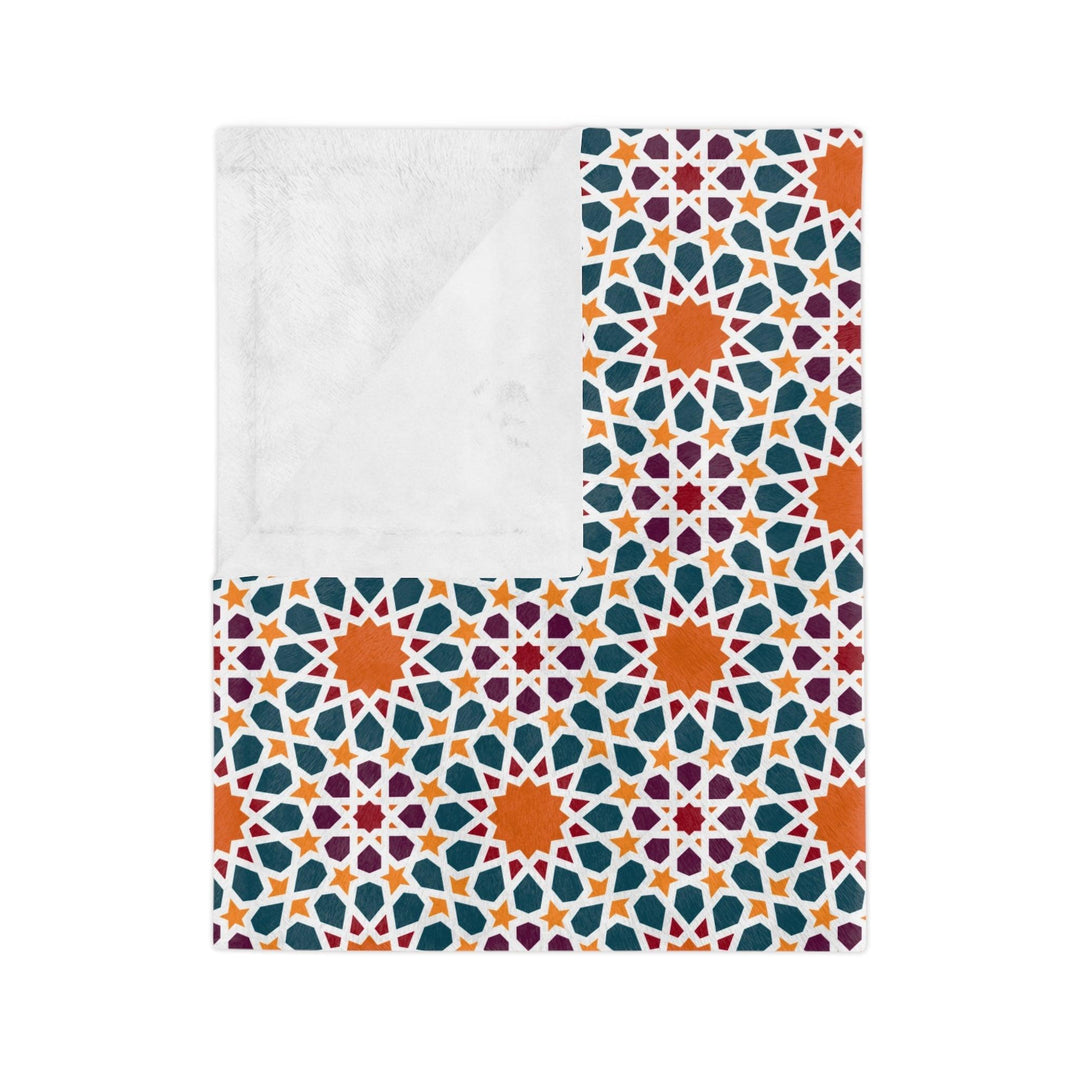 Geometric Moroccan Art Blanket - ARTFULANE