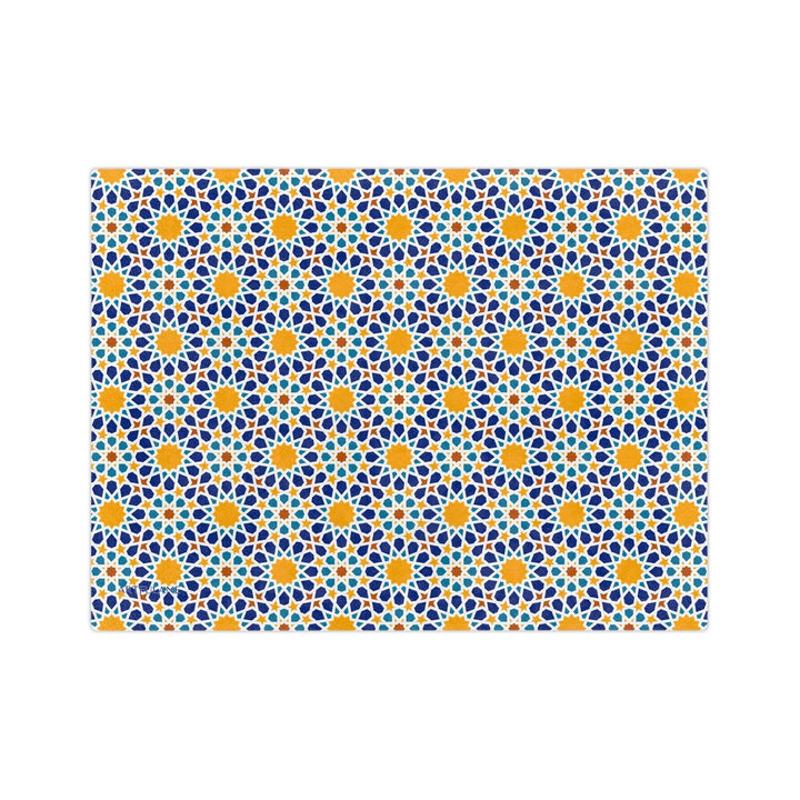 Geometric Moroccan Art Blanket - ARTFULANE