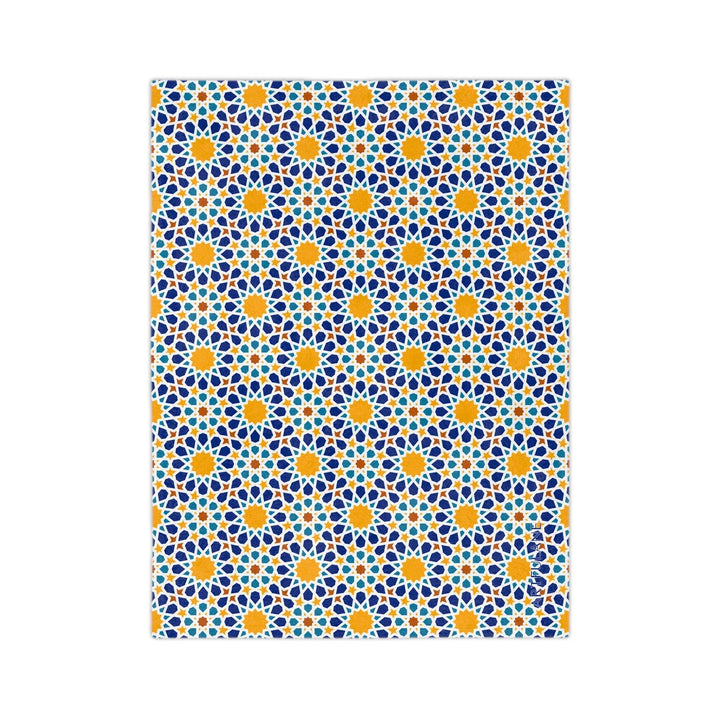 Geometric Moroccan Art Blanket - ARTFULANE