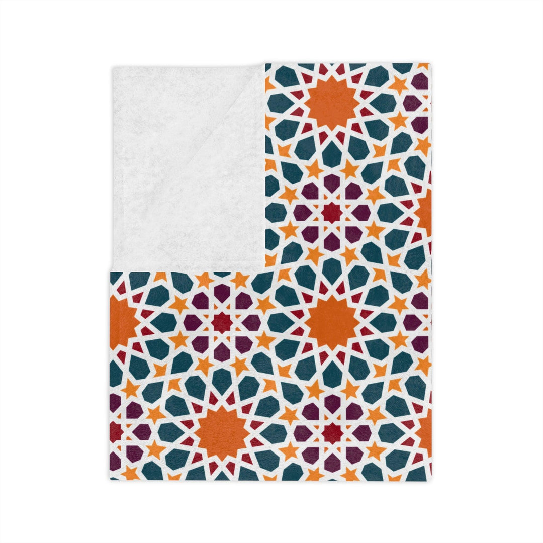 Geometric Moroccan Art Blanket - ARTFULANE