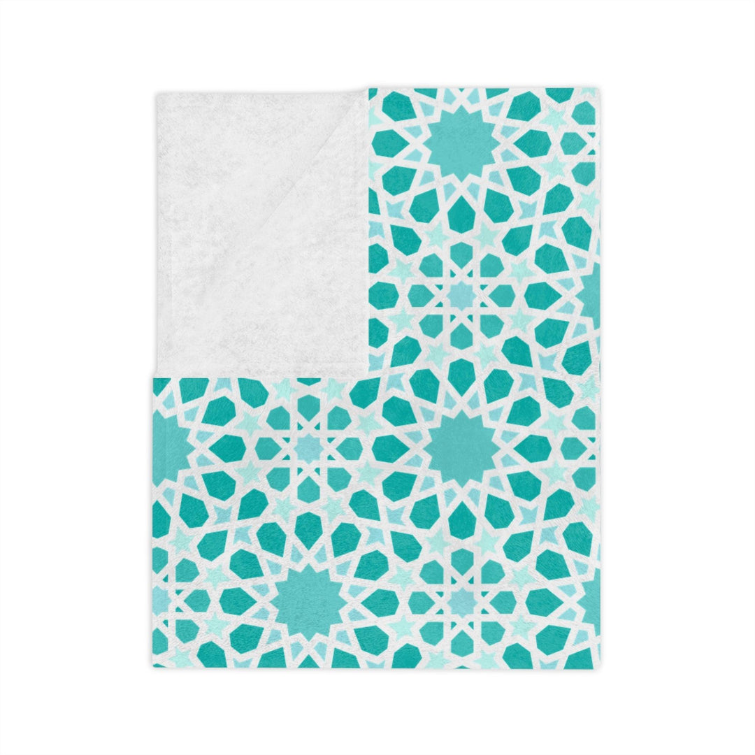 Geometric Moroccan Art Blanket - ARTFULANE