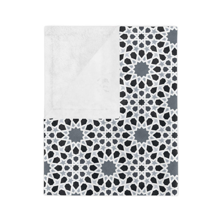 Geometric Moroccan Art Blanket - ARTFULANE