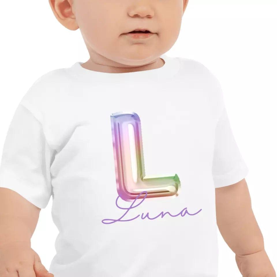 Custom Foil Balloon Rainbow Alphabet T-Shirt – ART-TSH004 - ARTFULANE