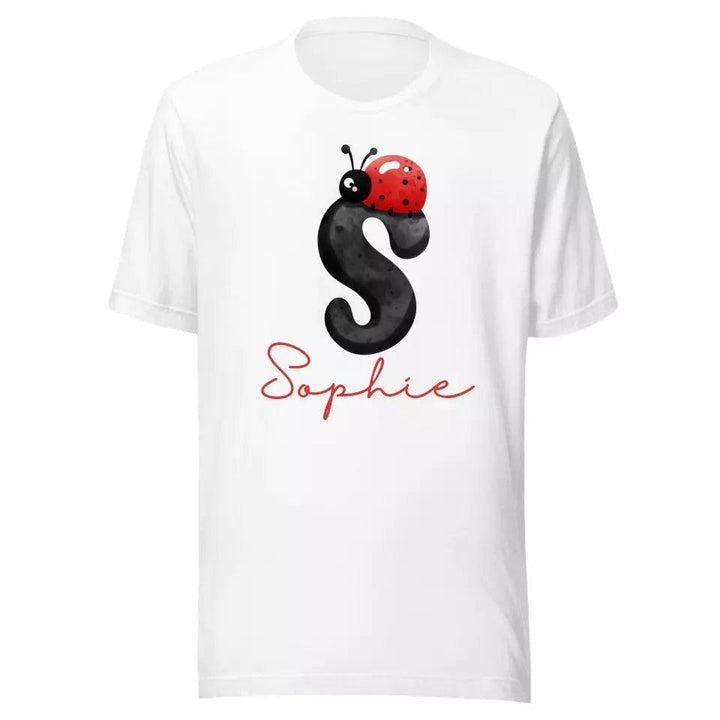 Custom Ladybug Alphabet T-Shirt – ART-TSH008 - ARTFULANE