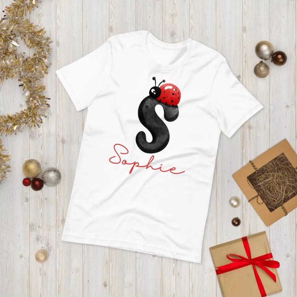 Custom Ladybug Alphabet T-Shirt – ART-TSH008 - ARTFULANE