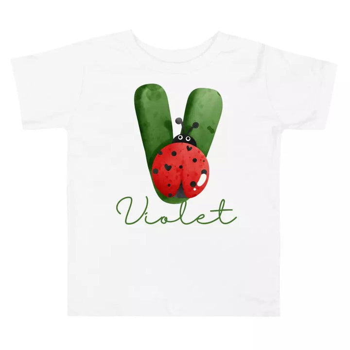 Custom Red Ladybug Alphabet T-Shirt – ART-TSH007 - ARTFULANE