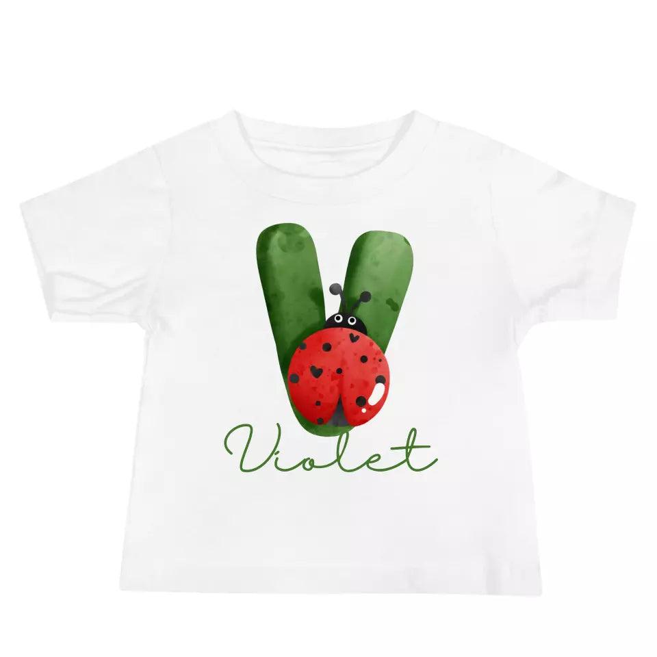 Custom Red Ladybug Alphabet T-Shirt – ART-TSH007 - ARTFULANE