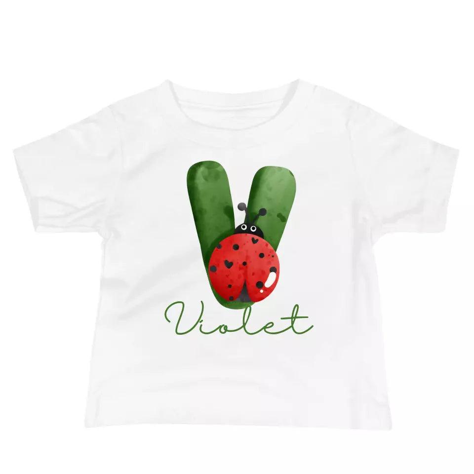 Custom Red Ladybug Alphabet T-Shirt – ART-TSH007 - ARTFULANE