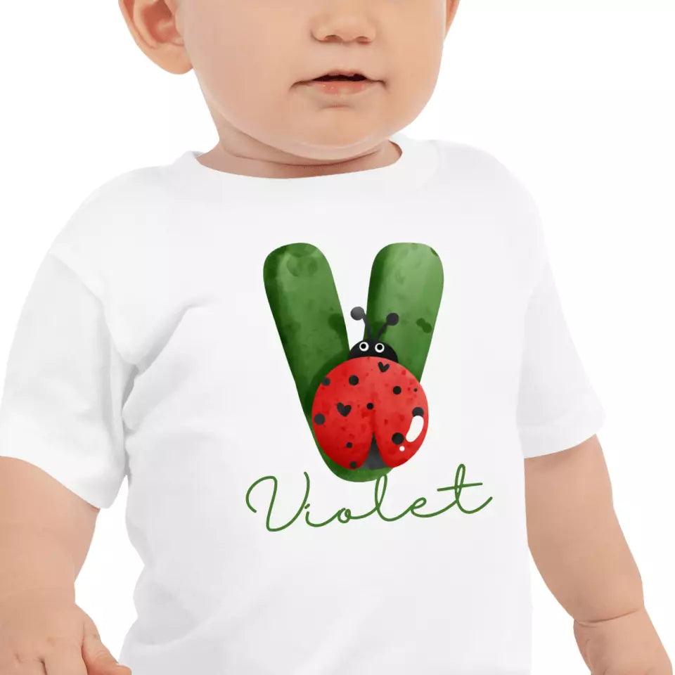 Custom Red Ladybug Alphabet T-Shirt – ART-TSH007 - ARTFULANE