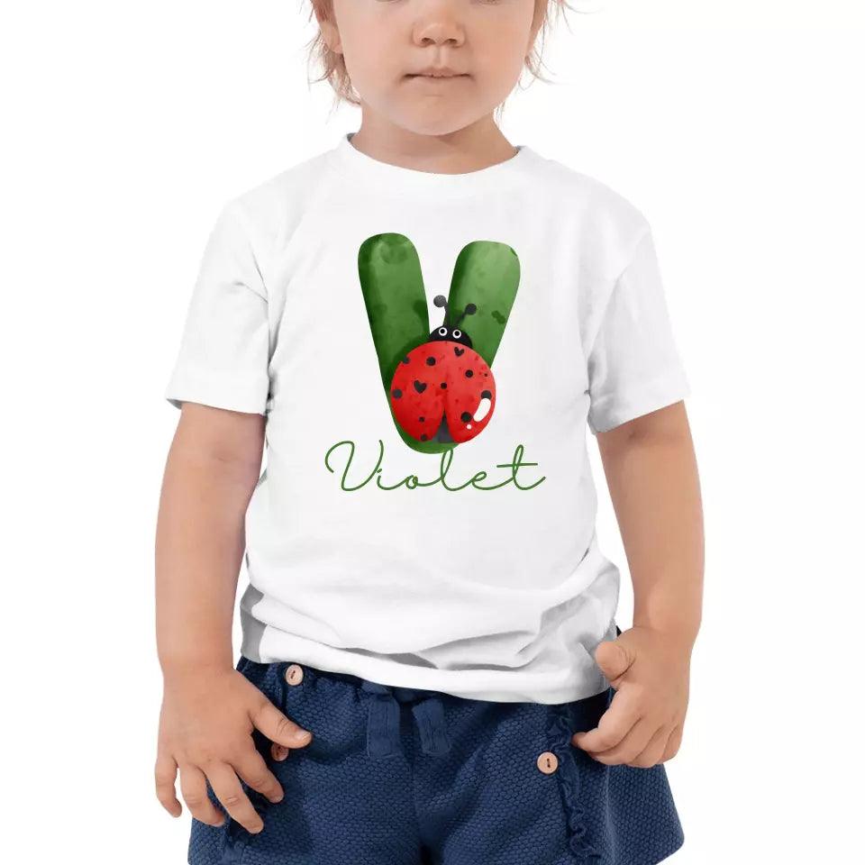 Custom Red Ladybug Alphabet T-Shirt – ART-TSH007 - ARTFULANE