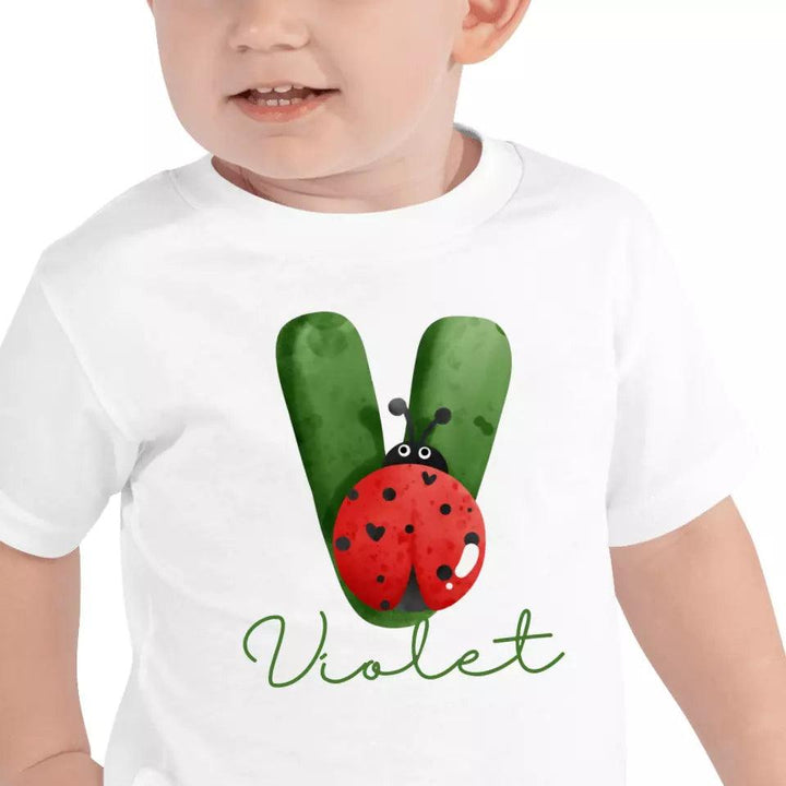 Custom Red Ladybug Alphabet T-Shirt – ART-TSH007 - ARTFULANE