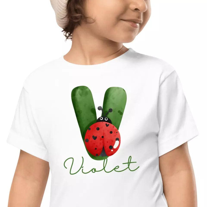 Custom Red Ladybug Alphabet T-Shirt – ART-TSH007 - ARTFULANE