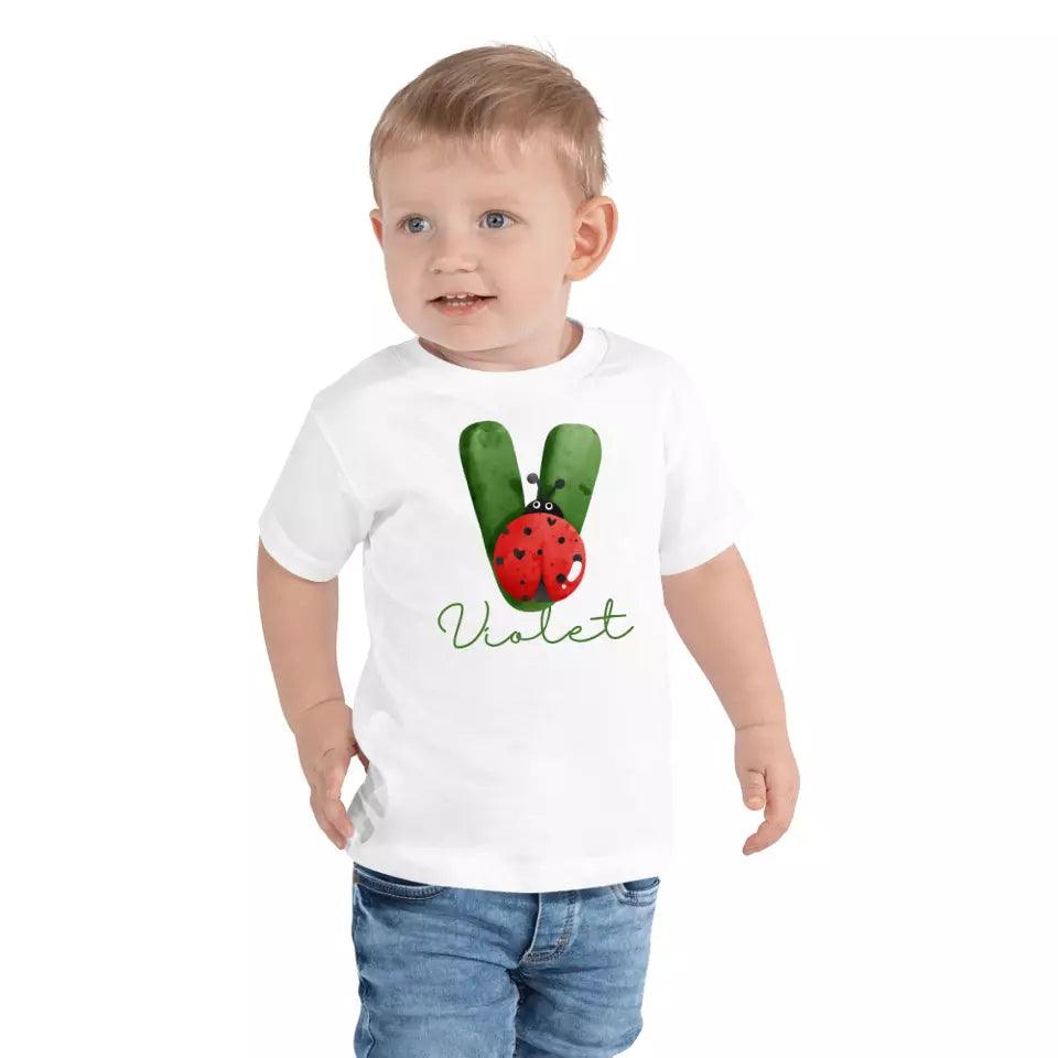 Custom Red Ladybug Alphabet T-Shirt – ART-TSH007 - ARTFULANE