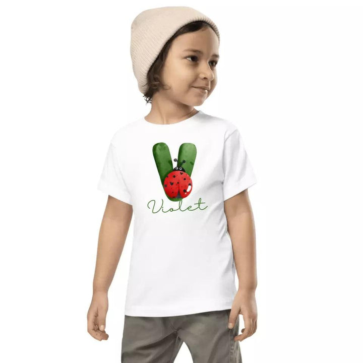 Custom Red Ladybug Alphabet T-Shirt – ART-TSH007 - ARTFULANE