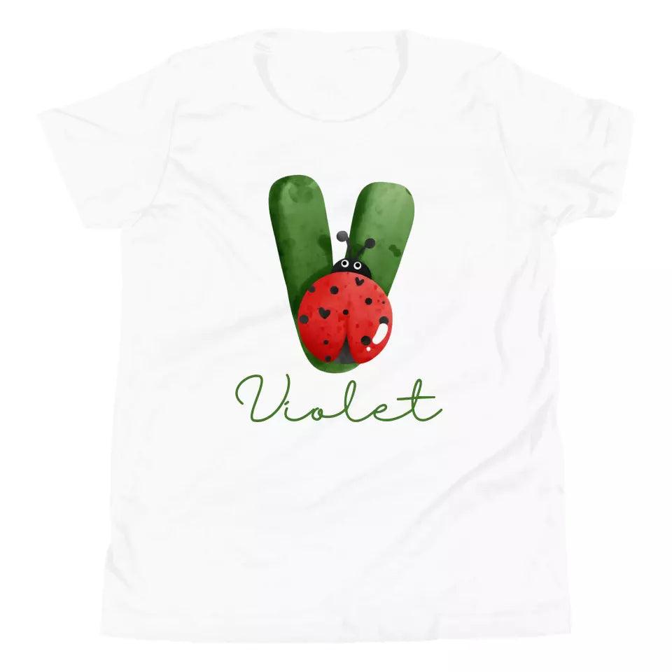 Custom Red Ladybug Alphabet T-Shirt – ART-TSH007 - ARTFULANE