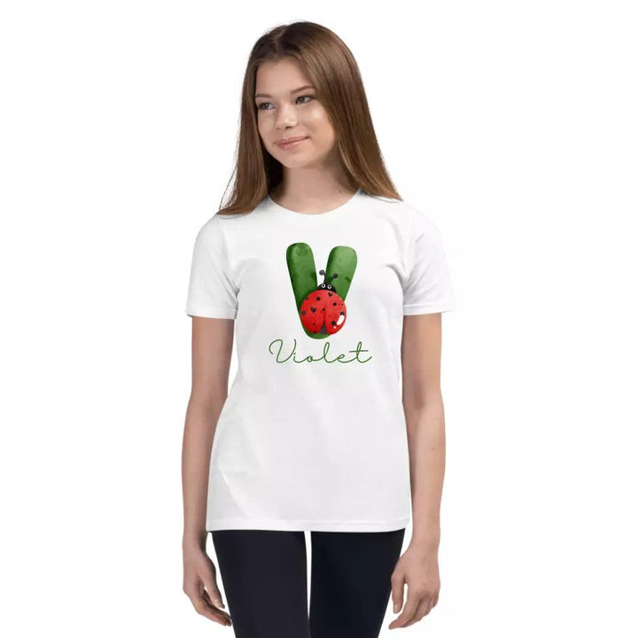 Custom Red Ladybug Alphabet T-Shirt – ART-TSH007 - ARTFULANE