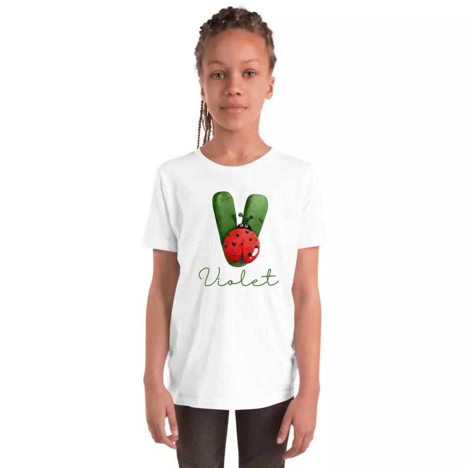 Custom Red Ladybug Alphabet T-Shirt – ART-TSH007 - ARTFULANE