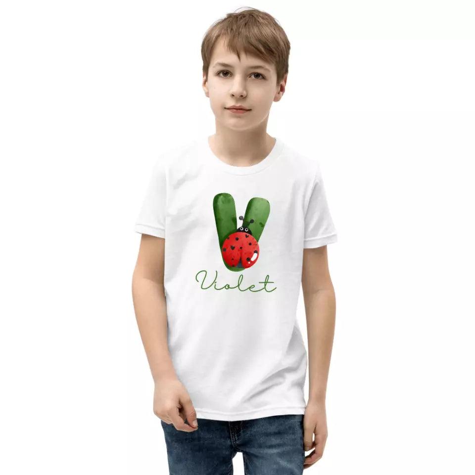 Custom Red Ladybug Alphabet T-Shirt – ART-TSH007 - ARTFULANE