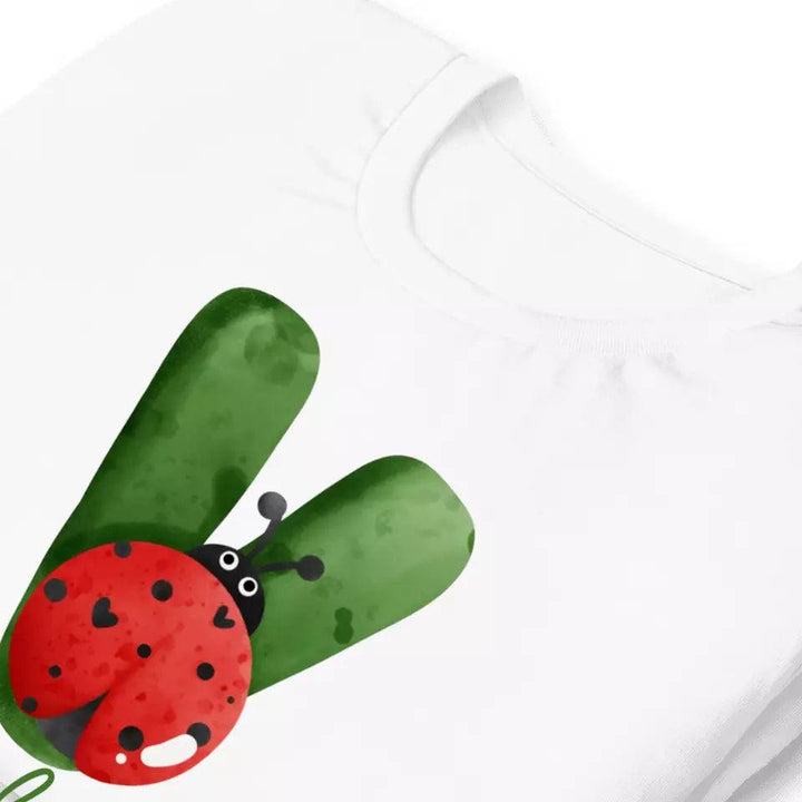 Custom Red Ladybug Alphabet T-Shirt – ART-TSH007 - ARTFULANE