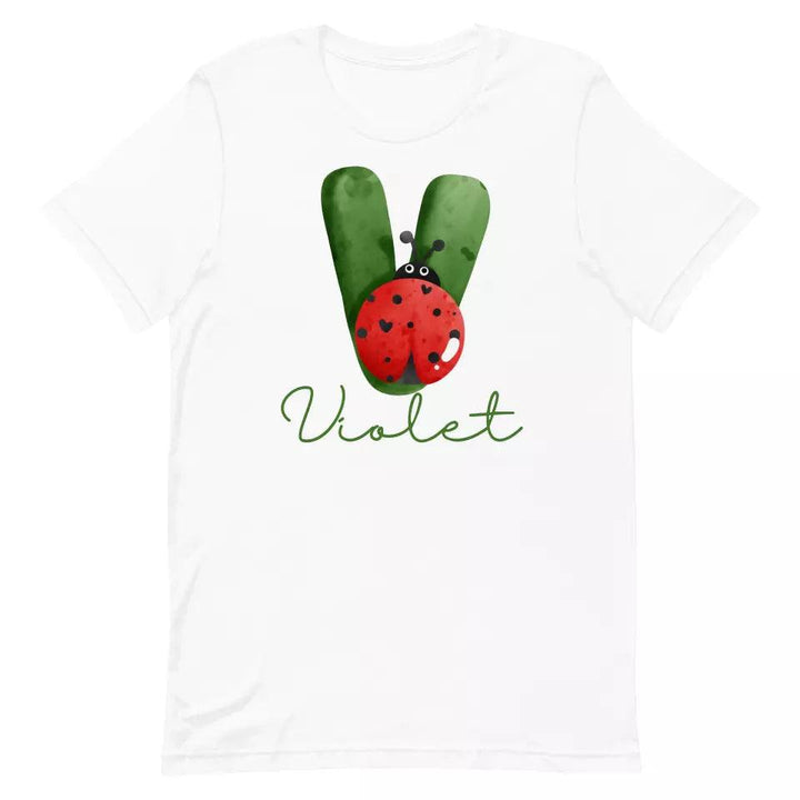 Custom Red Ladybug Alphabet T-Shirt – ART-TSH007 - ARTFULANE