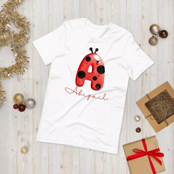 Custom Ladybug Alphabet T-Shirt – ART-TSH006 - ARTFULANE