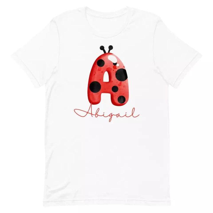 Custom Ladybug Alphabet T-Shirt – ART-TSH006 - ARTFULANE