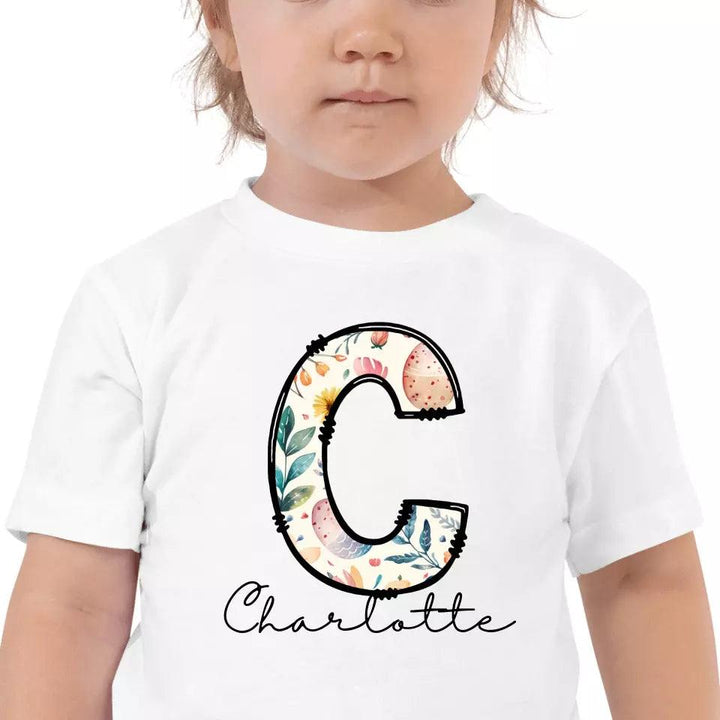 Custom Easter Doodle Alphabet T-Shirt – ART-TSH012 - ARTFULANE