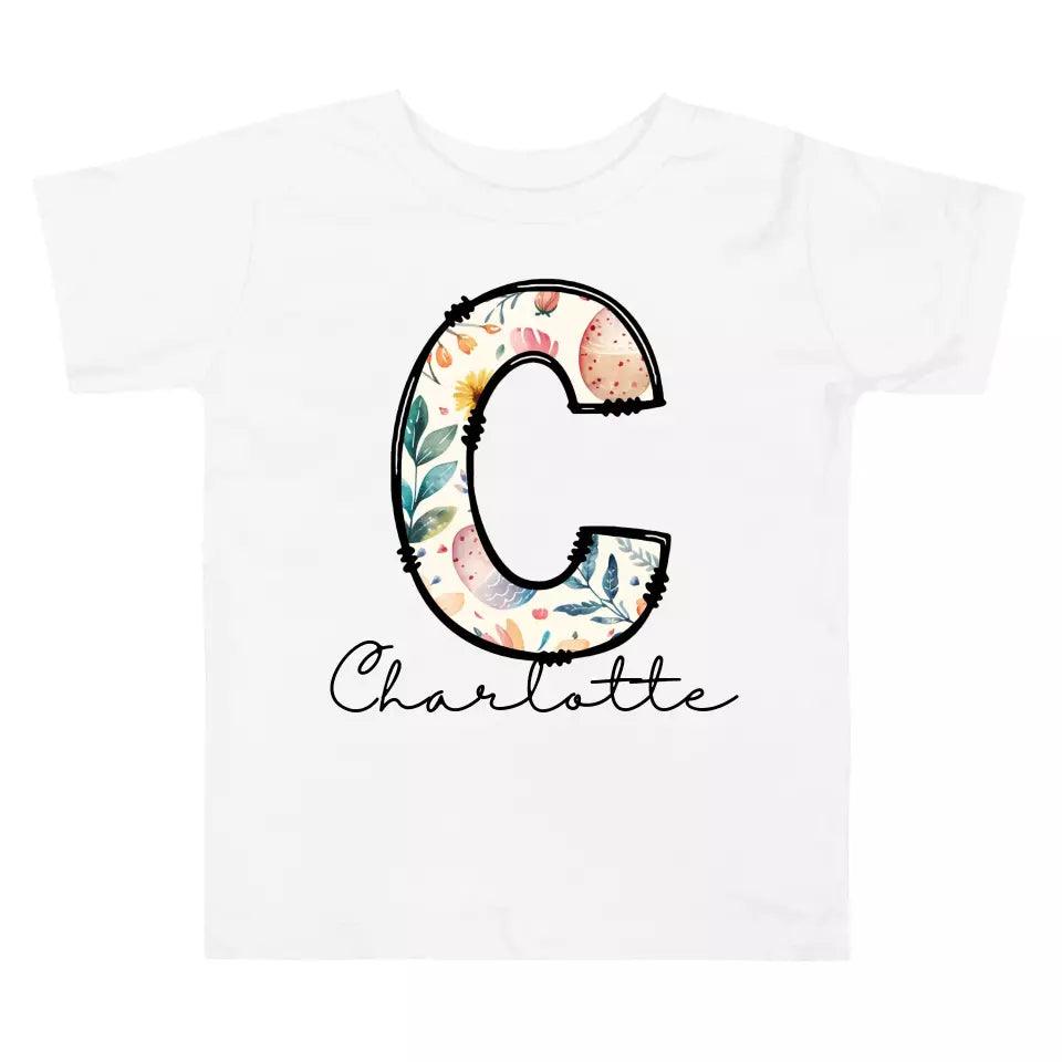 Custom Easter Doodle Alphabet T-Shirt – ART-TSH012 - ARTFULANE