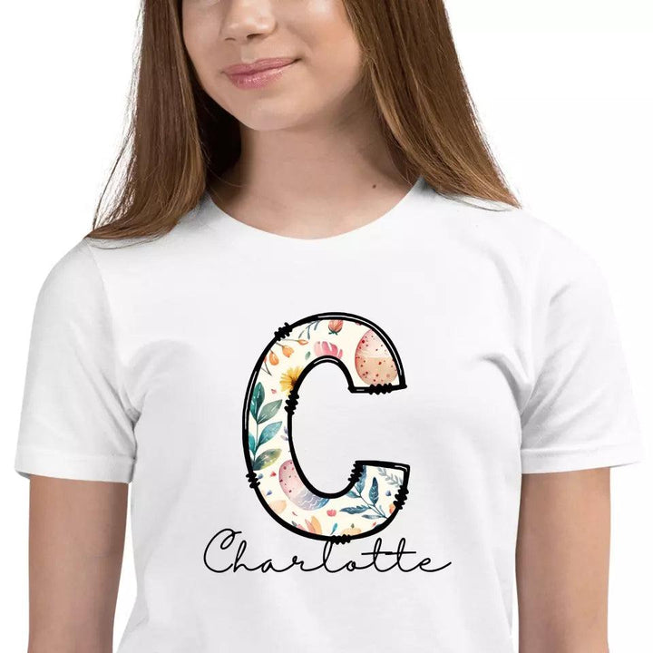 Custom Easter Doodle Alphabet T-Shirt – ART-TSH012 - ARTFULANE