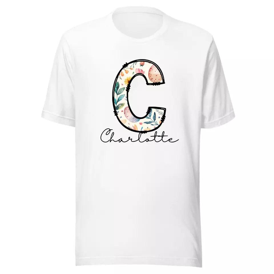 Custom Easter Doodle Alphabet T-Shirt – ART-TSH012 - ARTFULANE