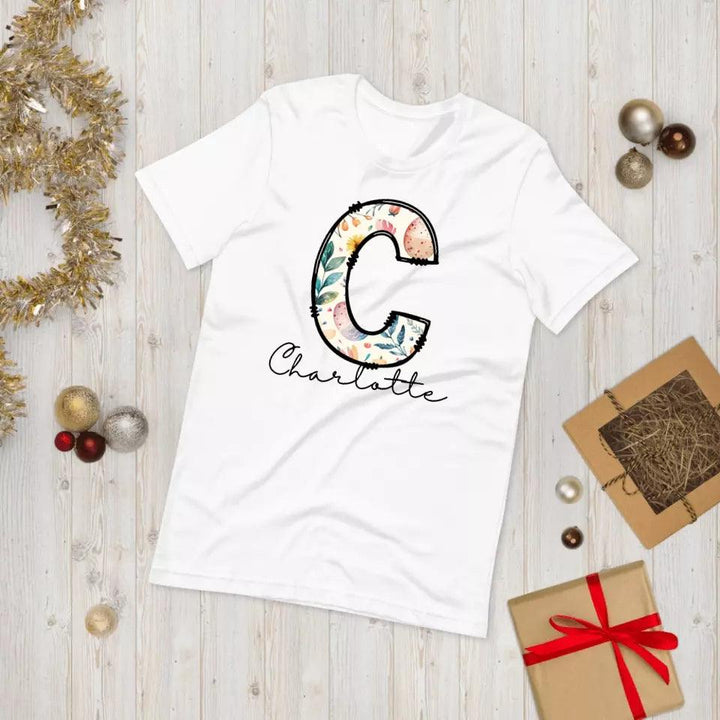 Custom Easter Doodle Alphabet T-Shirt – ART-TSH012 - ARTFULANE