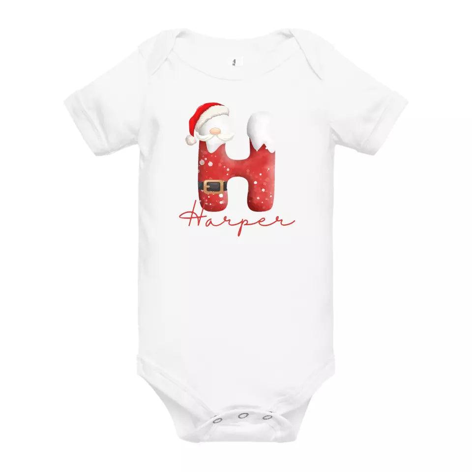 Custom Santa Suit Alphabet Christmas T-Shirt – ART-TSH016 - ARTFULANE