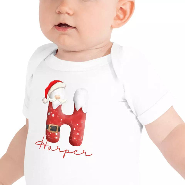 Custom Santa Suit Alphabet Christmas T-Shirt – ART-TSH016 - ARTFULANE