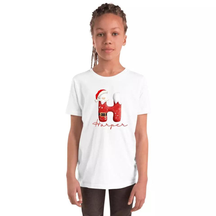 Custom Santa Suit Alphabet Christmas T-Shirt – ART-TSH016 - ARTFULANE