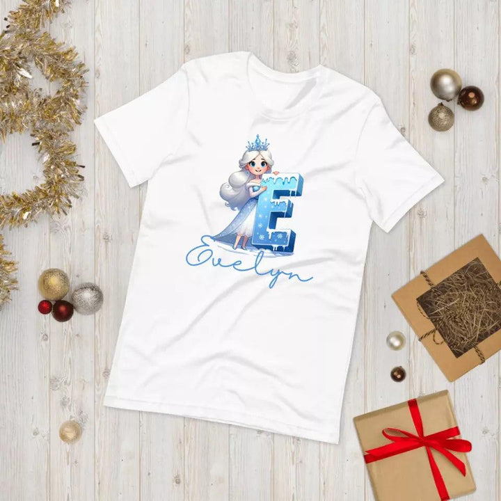 Custom Christmas & Winter Icons Alphabet T-Shirt – ART-TSH018 - ARTFULANE