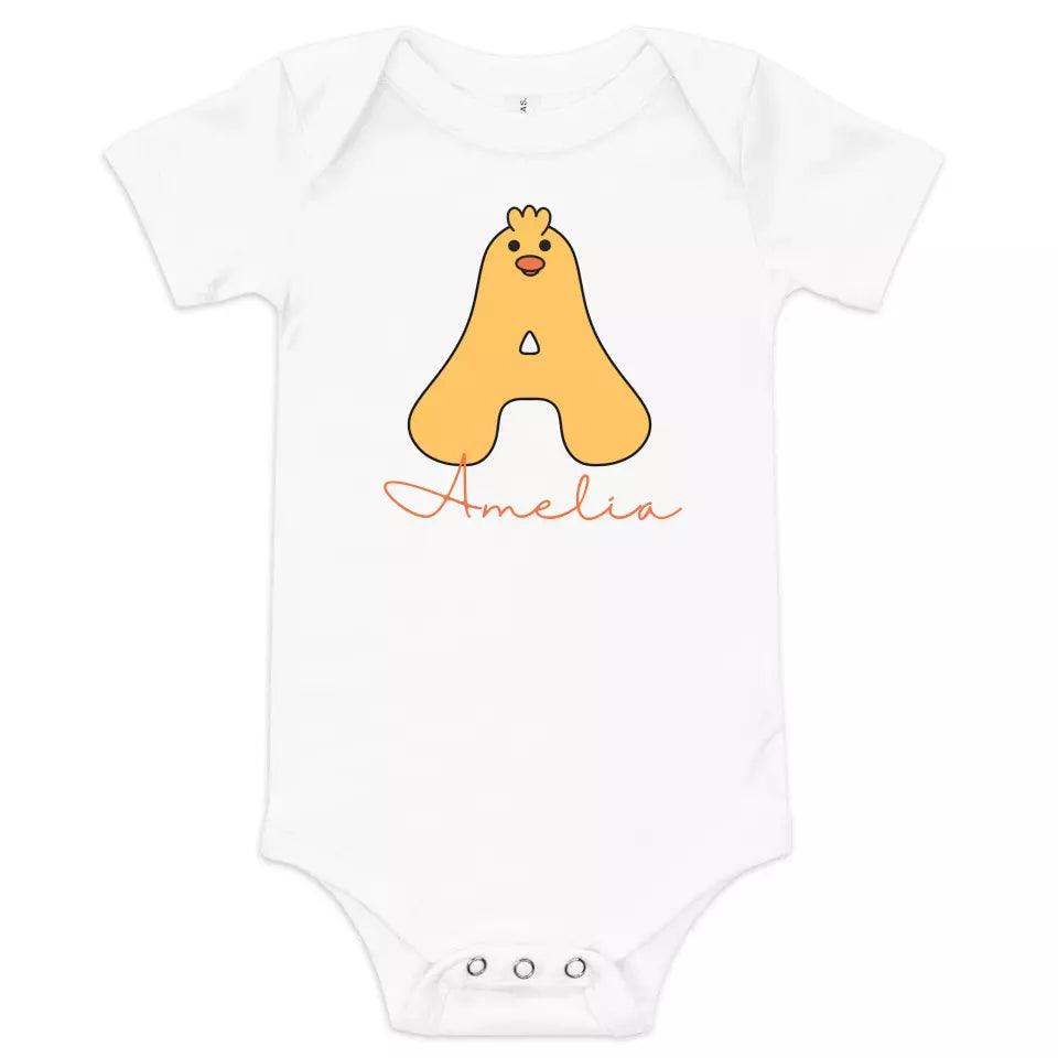 Custom Yellow Duck Alphabet T-Shirt – ART-TSH020 - ARTFULANE