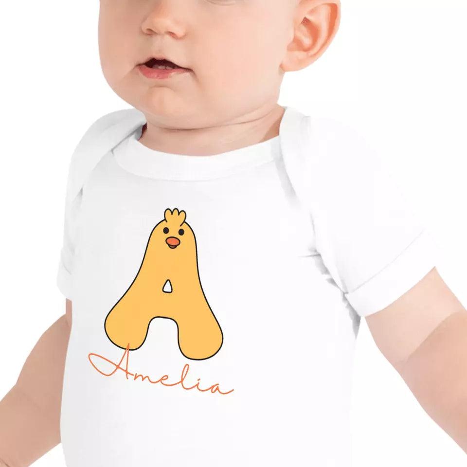 Custom Yellow Duck Alphabet T-Shirt – ART-TSH020 - ARTFULANE