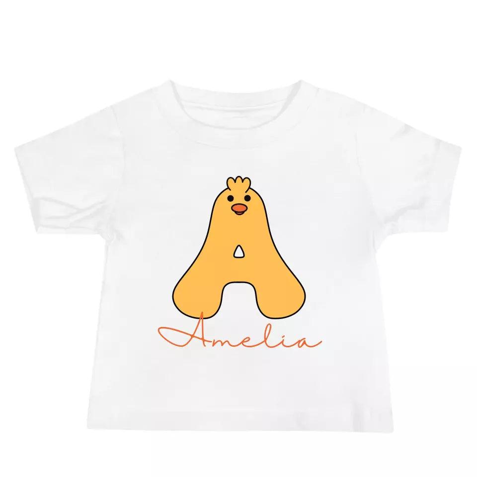 Custom Yellow Duck Alphabet T-Shirt – ART-TSH020 - ARTFULANE