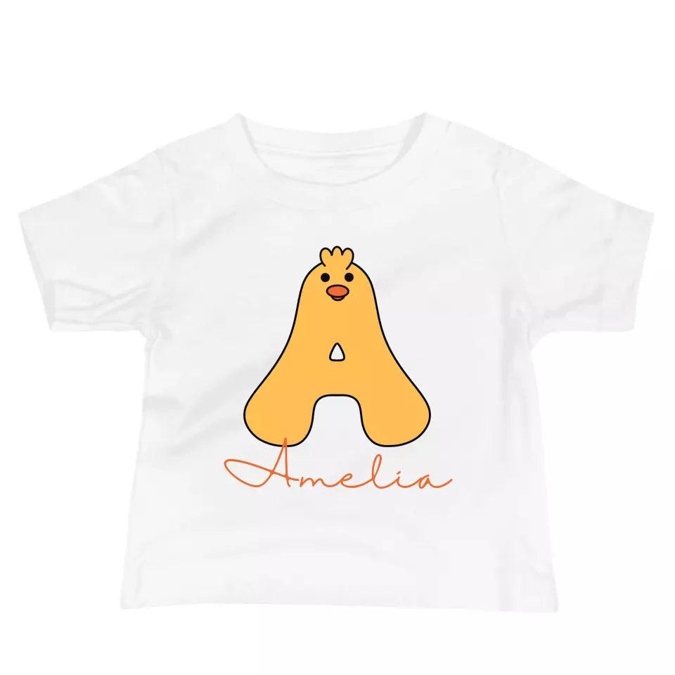 Custom Yellow Duck Alphabet T-Shirt – ART-TSH020 - ARTFULANE