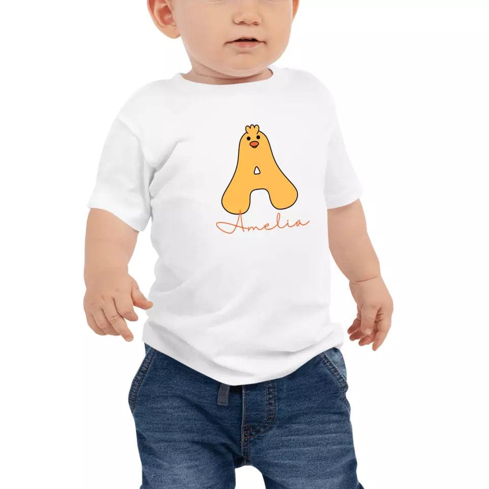 Custom Yellow Duck Alphabet T-Shirt – ART-TSH020 - ARTFULANE