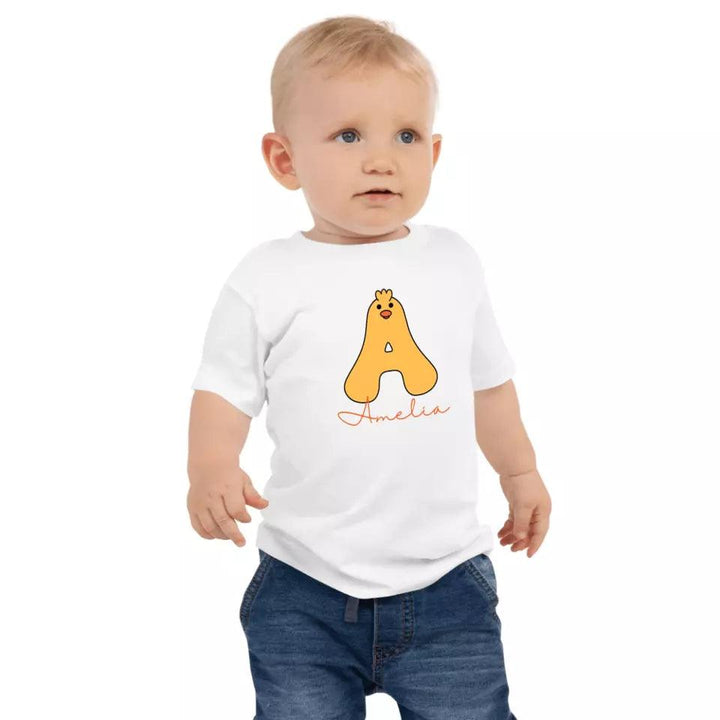 Custom Yellow Duck Alphabet T-Shirt – ART-TSH020 - ARTFULANE