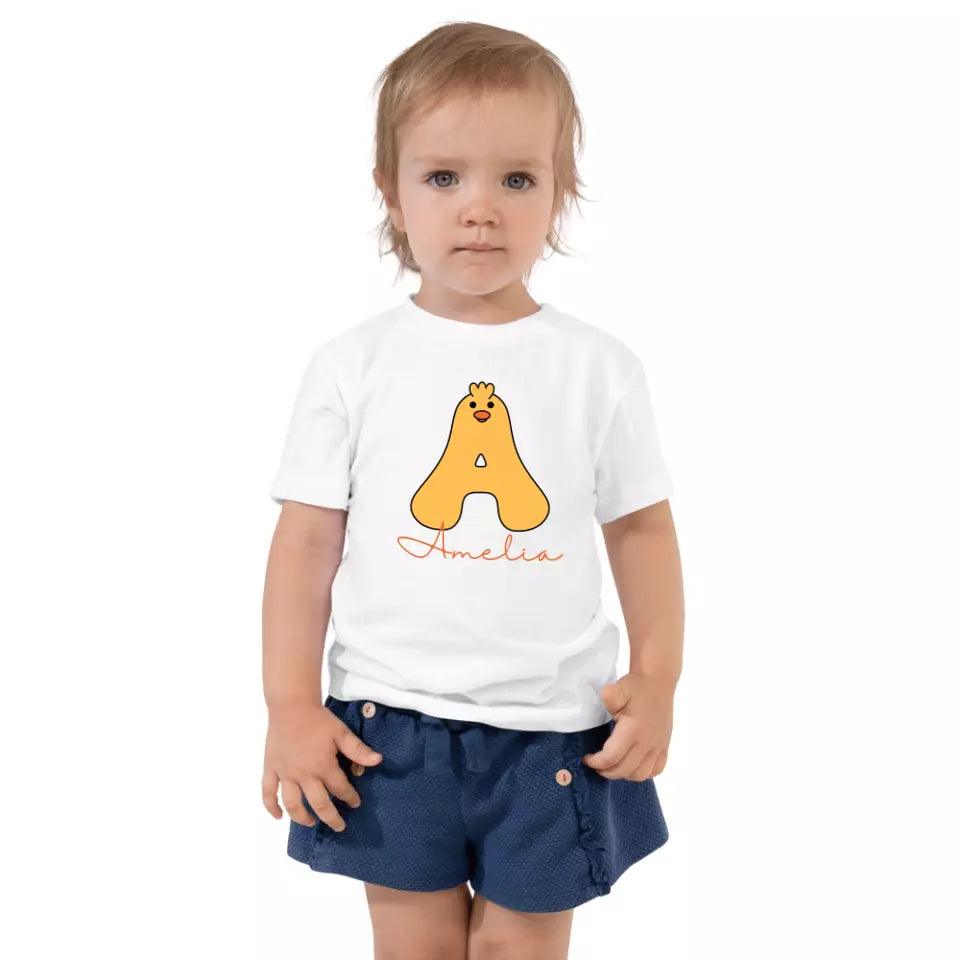 Custom Yellow Duck Alphabet T-Shirt – ART-TSH020 - ARTFULANE