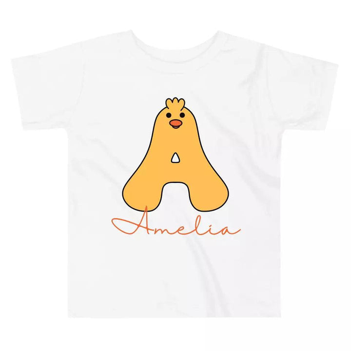 Custom Yellow Duck Alphabet T-Shirt – ART-TSH020 - ARTFULANE