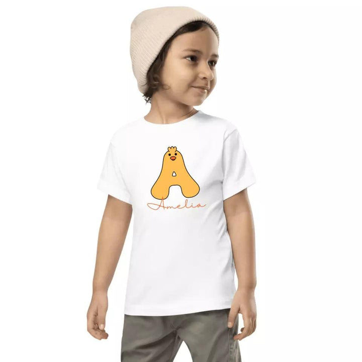 Custom Yellow Duck Alphabet T-Shirt – ART-TSH020 - ARTFULANE